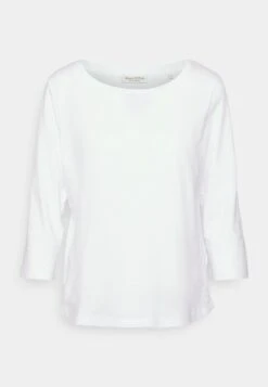 Marc O'Polo LONG SLEEVES BOAT NECK ROUND HEM - Langarmshirt - White 10 Marc O'Polo LONG SLEEVES BOAT NECK ROUND HEM - Langarmshirt - White -Mode Familie 4b6a13acbaf34c4b8a14834d9c3d5138