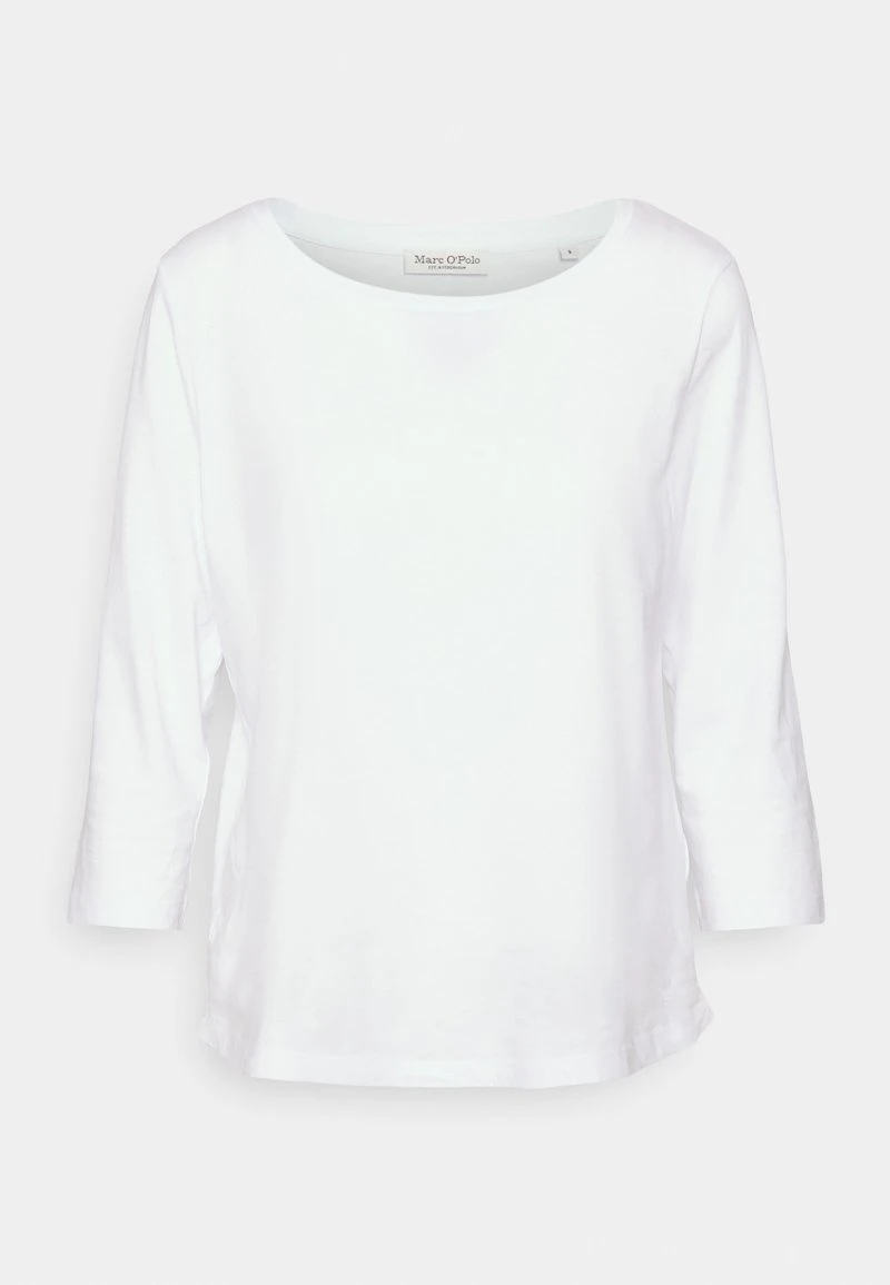 Marc O'Polo LONG SLEEVES BOAT NECK ROUND HEM - Langarmshirt - White 5 Marc O'Polo LONG SLEEVES BOAT NECK ROUND HEM - Langarmshirt - White – Bild 5