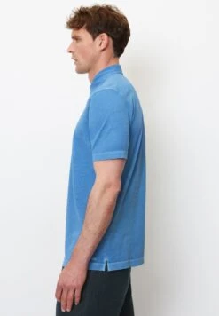 Marc O'Polo SHORT SLEEVE LOGO ARTWORK AT CHEST STRAIGHT - Poloshirt - Azur Blue 10 Marc O'Polo SHORT SLEEVE LOGO ARTWORK AT CHEST STRAIGHT - Poloshirt - Azur Blue -Mode Familie 4c34a9364ec44719ae504d0dd388530d