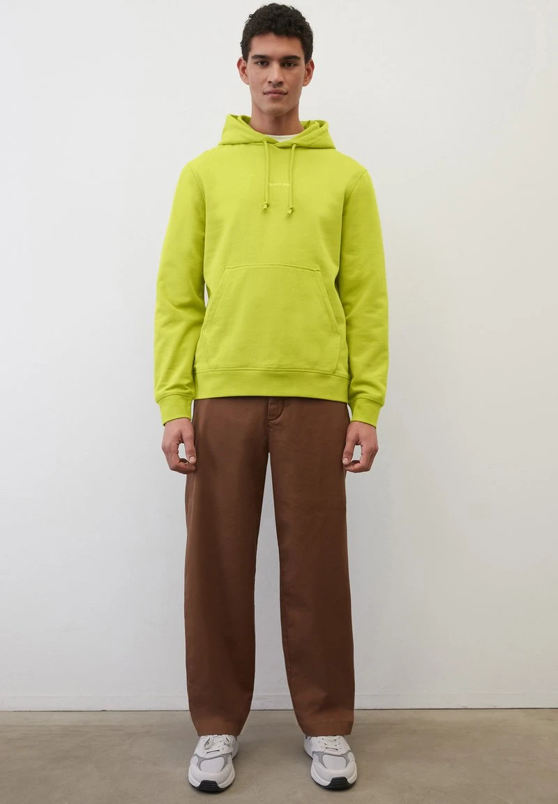 Marc O'Polo KAPUZEN- REGULAR AUS REINER BIO - Kapuzenpullover - Acid Green 5 Marc O'Polo KAPUZEN- REGULAR AUS REINER BIO - Kapuzenpullover - Acid Green – Bild 5