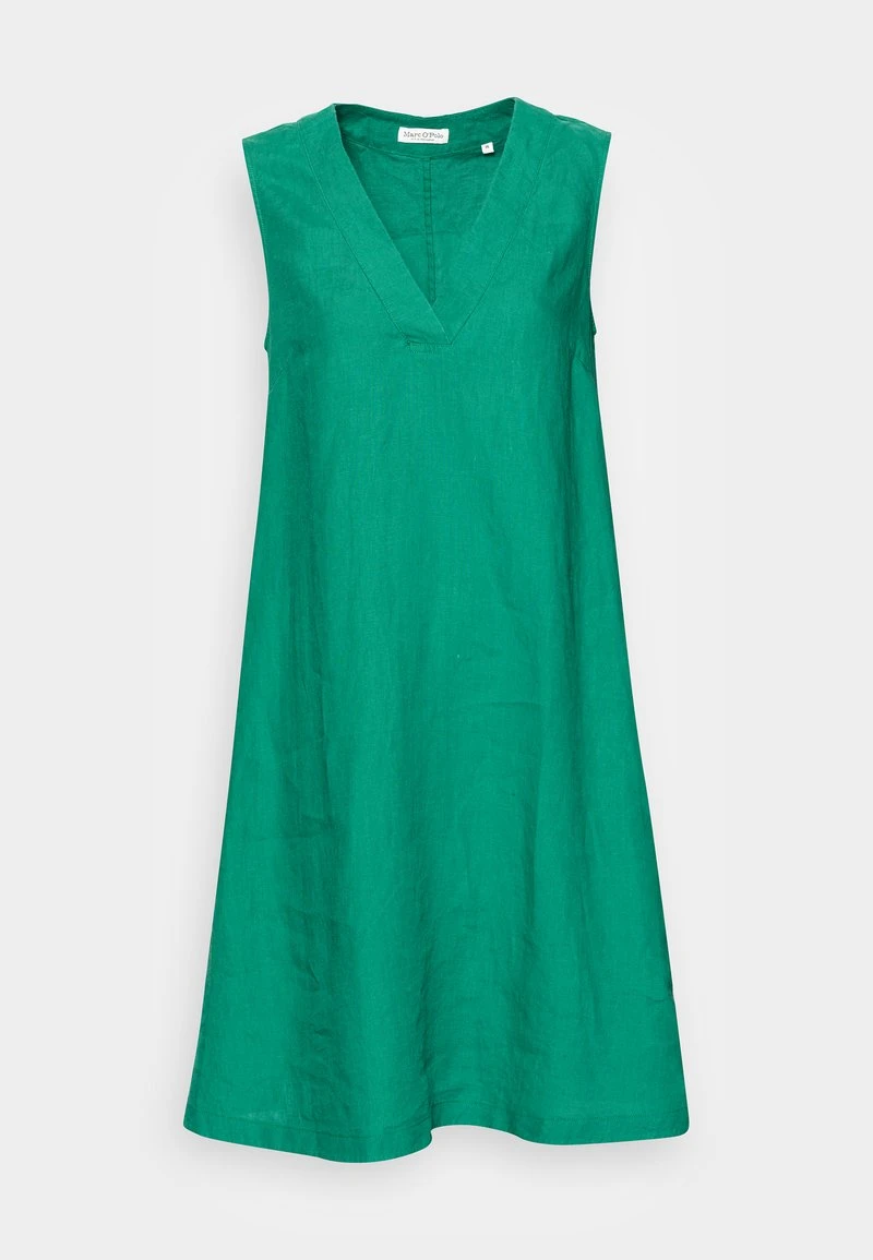 Marc O'Polo DRESS A SHAPE V NECKLINE SLEEVELESS - Freizeitkleid - Preppy Green 4 Marc O'Polo DRESS A SHAPE V NECKLINE SLEEVELESS - Freizeitkleid - Preppy Green – Bild 4