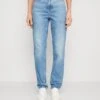 Marc O'Polo DENIM TROUSER HIGH WAIST TAPERED LEG REGULAR LENGTH - Jeans Relaxed Fit - Multi/vintage Mid Blue