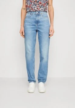 Marc O'Polo DENIM TROUSER HIGH WAIST TAPERED LEG REGULAR LENGTH - Jeans Relaxed Fit - Multi/vintage Mid Blue