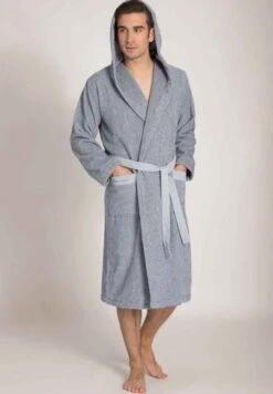 Marc O'Polo Bademantel - Grey / White 9 Marc O'Polo Bademantel - Grey / White -Mode Familie 50929e666415437d8b63263cd4b7eba1 2