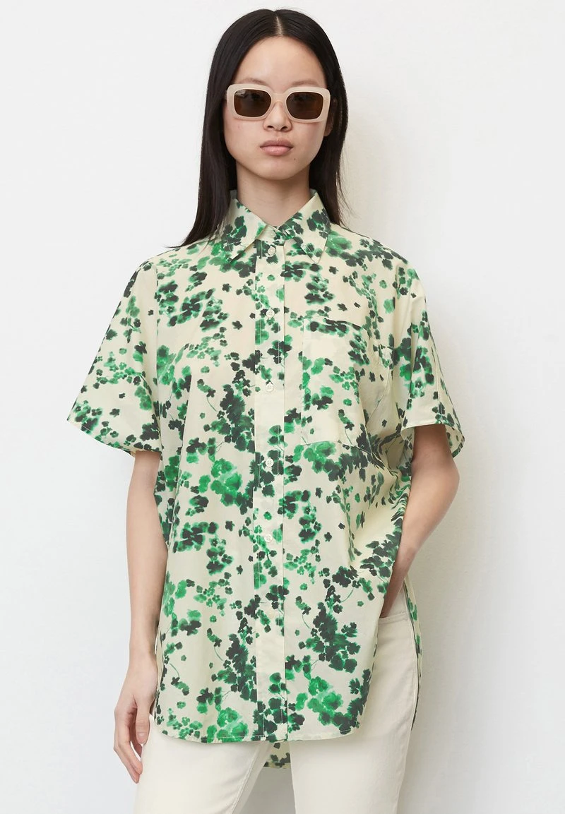 Marc O'Polo WEITE MIT CAPE-CHARAKTER AUS PAPERTOUCH-POPELL - Hemdbluse - Multi 1 Marc O'Polo WEITE MIT CAPE-CHARAKTER AUS PAPERTOUCH-POPELL - Hemdbluse - Multi