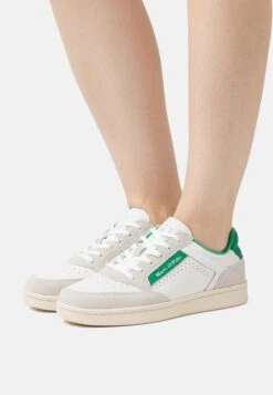 Marc O'Polo VIOLETA - Sneaker Low - White/vivid Green