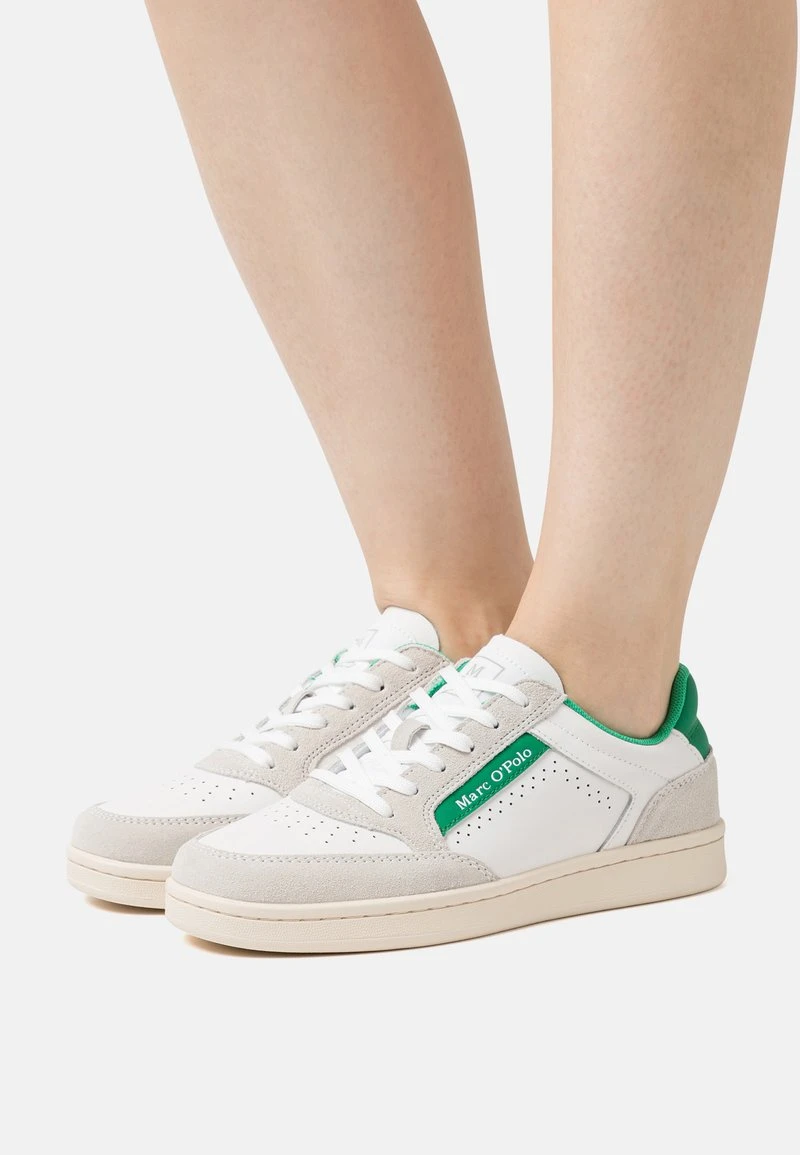 Marc O'Polo VIOLETA - Sneaker Low - White/vivid Green 1 Marc O'Polo VIOLETA - Sneaker Low - White/vivid Green
