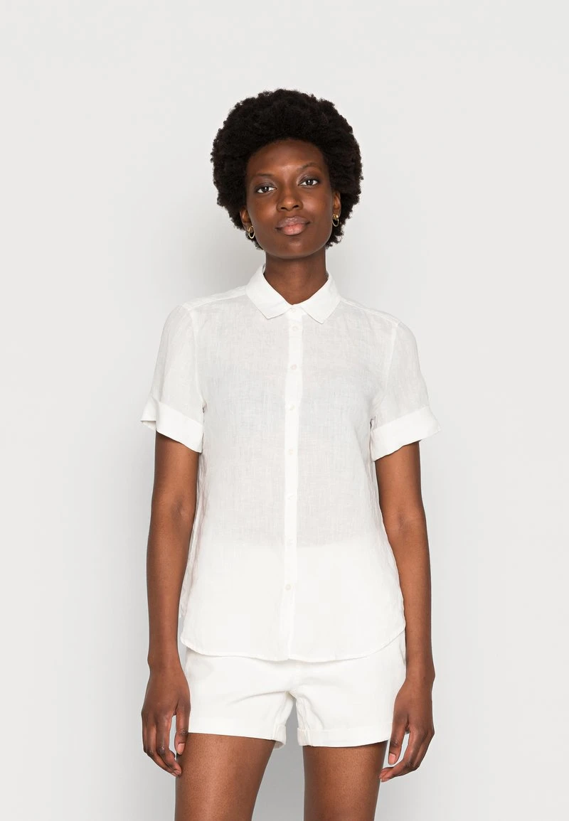 Marc O'Polo KENT COLLAR SHORT SLEEVED STYLE PATCHED - Hemdbluse - Salty White 6 Marc O'Polo KENT COLLAR SHORT SLEEVED STYLE PATCHED - Hemdbluse - Salty White – Bild 6