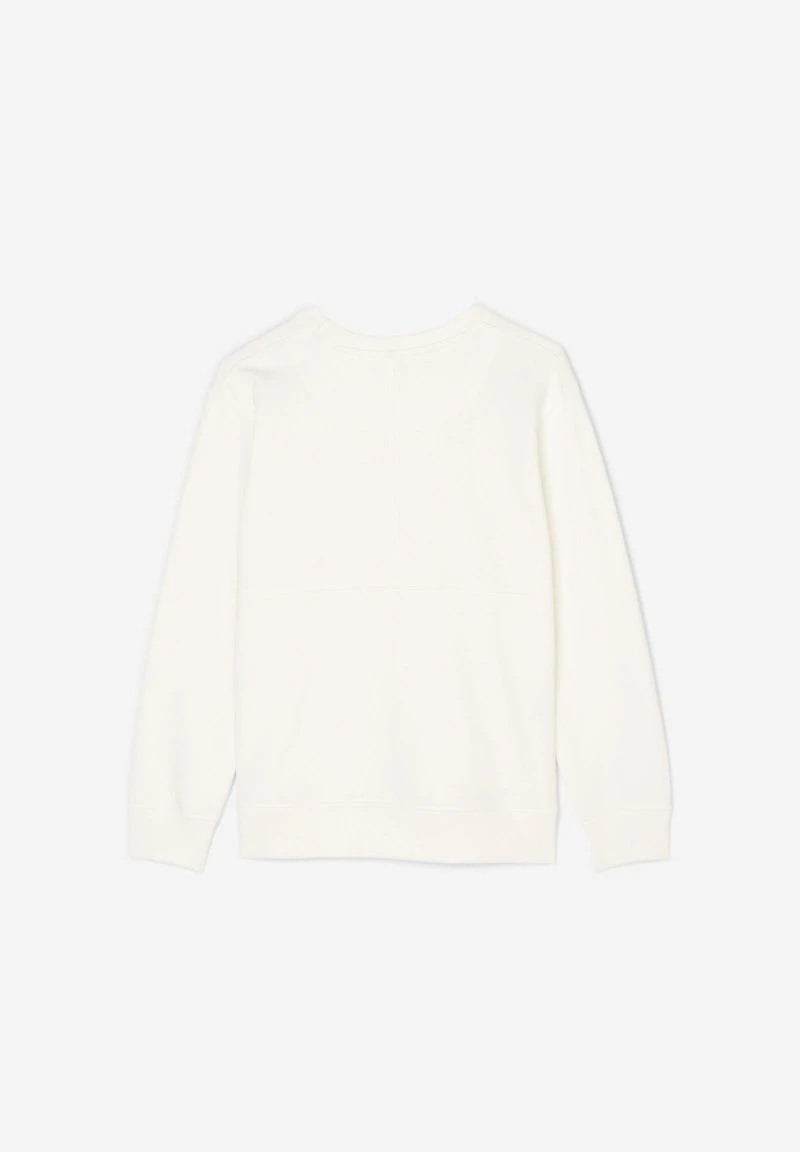 Marc O'Polo Sweatshirt - White Cotton 2 Marc O'Polo Sweatshirt - White Cotton – Bild 2