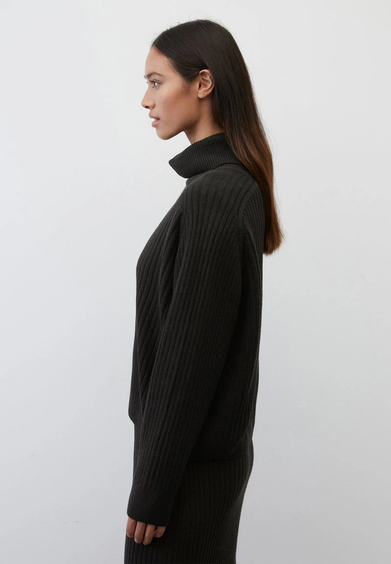 Marc O'Polo LONGSLEEVE TURTLE NECK - Strickpullover - Black 4 Marc O'Polo LONGSLEEVE TURTLE NECK - Strickpullover - Black – Bild 4