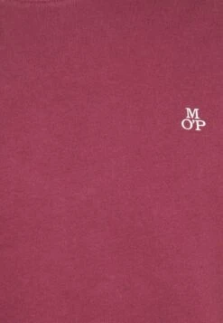 Marc O'Polo SHORT SLEEVE LOGO - T-Shirt Basic - Dark Romance -Mode Familie 52cdfb9b1ba94954935f7095eaf35681