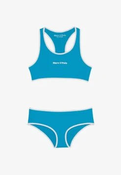 Marc O'Polo MIT KONTRASTFARBENEM RAND - Bikini - Peacock