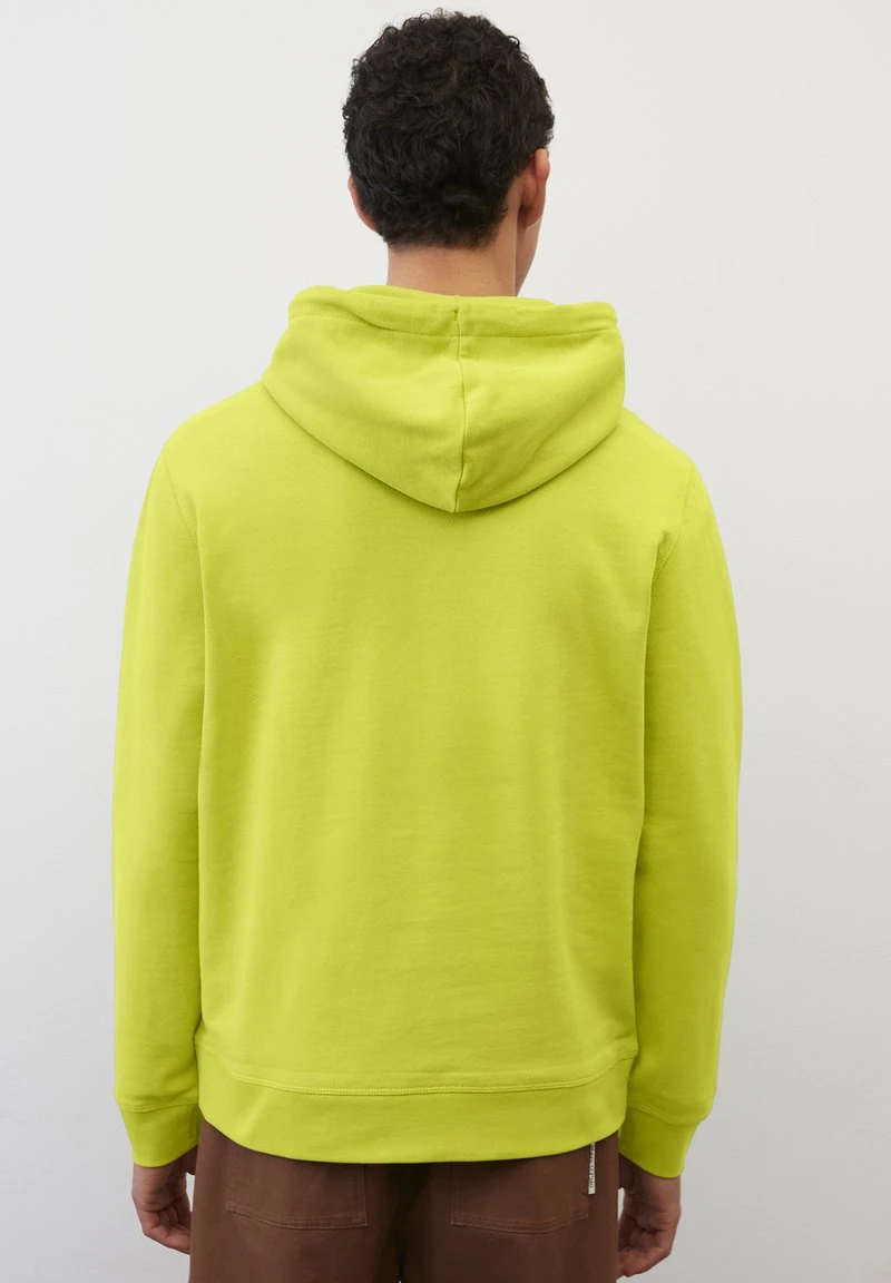 Marc O'Polo KAPUZEN- REGULAR AUS REINER BIO - Kapuzenpullover - Acid Green 2 Marc O'Polo KAPUZEN- REGULAR AUS REINER BIO - Kapuzenpullover - Acid Green – Bild 2