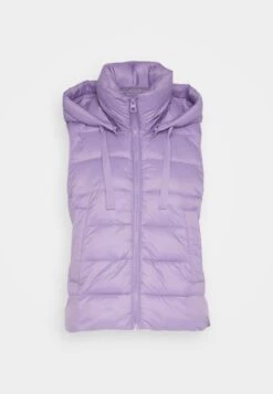 Marc O'Polo VEST DETACHABLE HOOD WELT POCKETS SIDE SLIT - Weste - Sunbleached Purple -Mode Familie 545f42447d5442e290dfc232171592f5