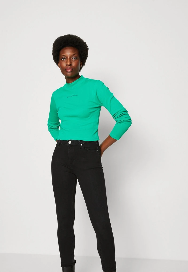 Marc O'Polo DENIM LONG SLEEVE STAND UP COLLAR SLIM FIT CROPPED - Langarmshirt - Neptune 4 Marc O'Polo DENIM LONG SLEEVE STAND UP COLLAR SLIM FIT CROPPED - Langarmshirt - Neptune – Bild 4