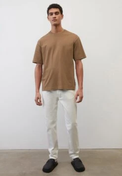 Marc O'Polo RUNDHALS RELAXED AUS HOCHWERTIGEM HEAVY - T-Shirt Basic - Nutshell -Mode Familie 55548a75d0a74ab6b142f6d4e42aa9dd