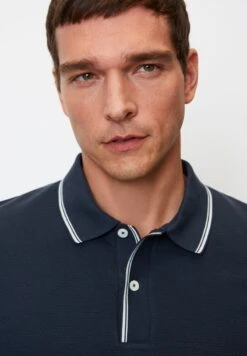 Marc O'Polo KURZARM - Poloshirt - Dark Navy -Mode Familie 55dc579883134ce88c6ed133842e99f3
