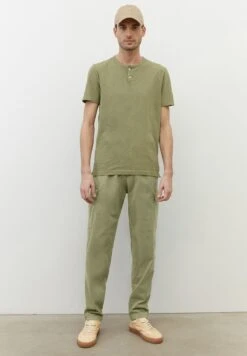 Marc O'Polo T-Shirt Basic - Petrified Oak -Mode Familie 563677ee25b94dc1b065aab8aecbae06