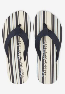 Marc O'Polo ZEHENTRENNER-BEACH STREIFEN-DESSIN - Zehentrenner - Navy 8 Marc O'Polo ZEHENTRENNER-BEACH STREIFEN-DESSIN - Zehentrenner - Navy -Mode Familie 56374112249c4600bd1f793201704d38