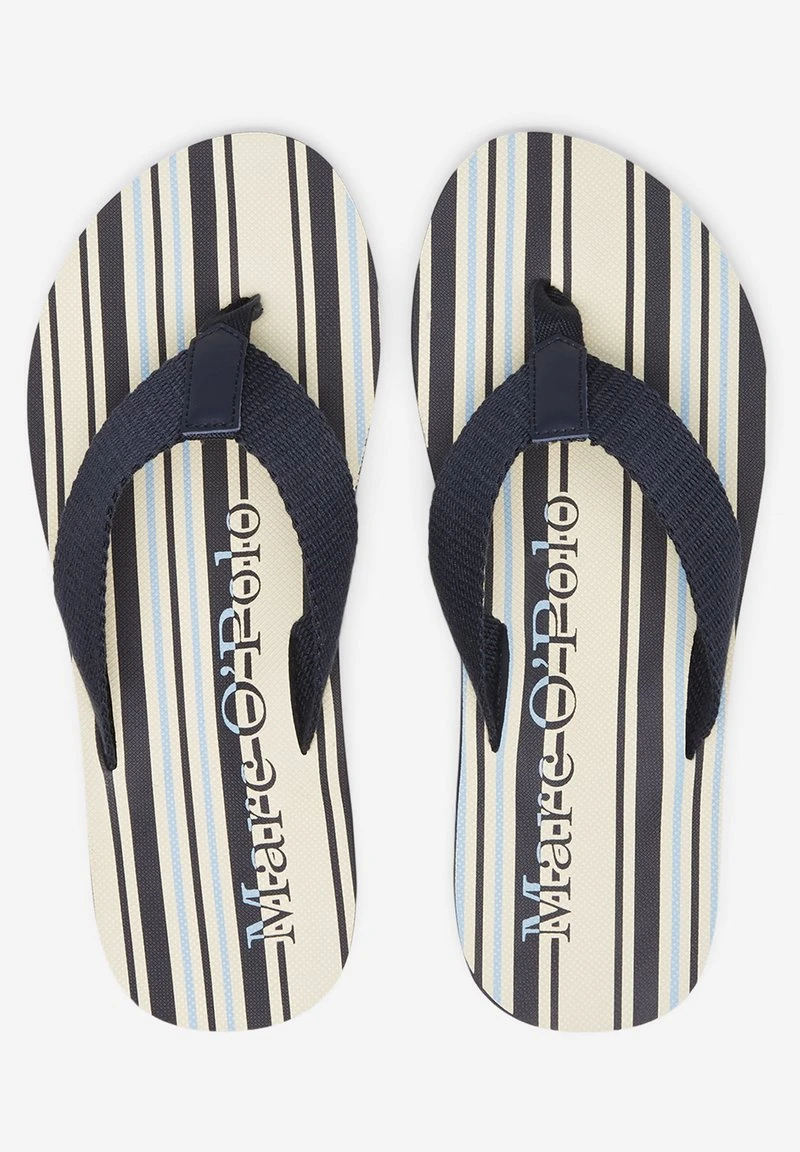 Marc O'Polo ZEHENTRENNER-BEACH STREIFEN-DESSIN - Zehentrenner - Navy 3 Marc O'Polo ZEHENTRENNER-BEACH STREIFEN-DESSIN - Zehentrenner - Navy – Bild 3