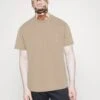 Marc O'Polo DENIM SHORT SLEEVE RELAXED FIT - T-Shirt Basic - Skandi Beige