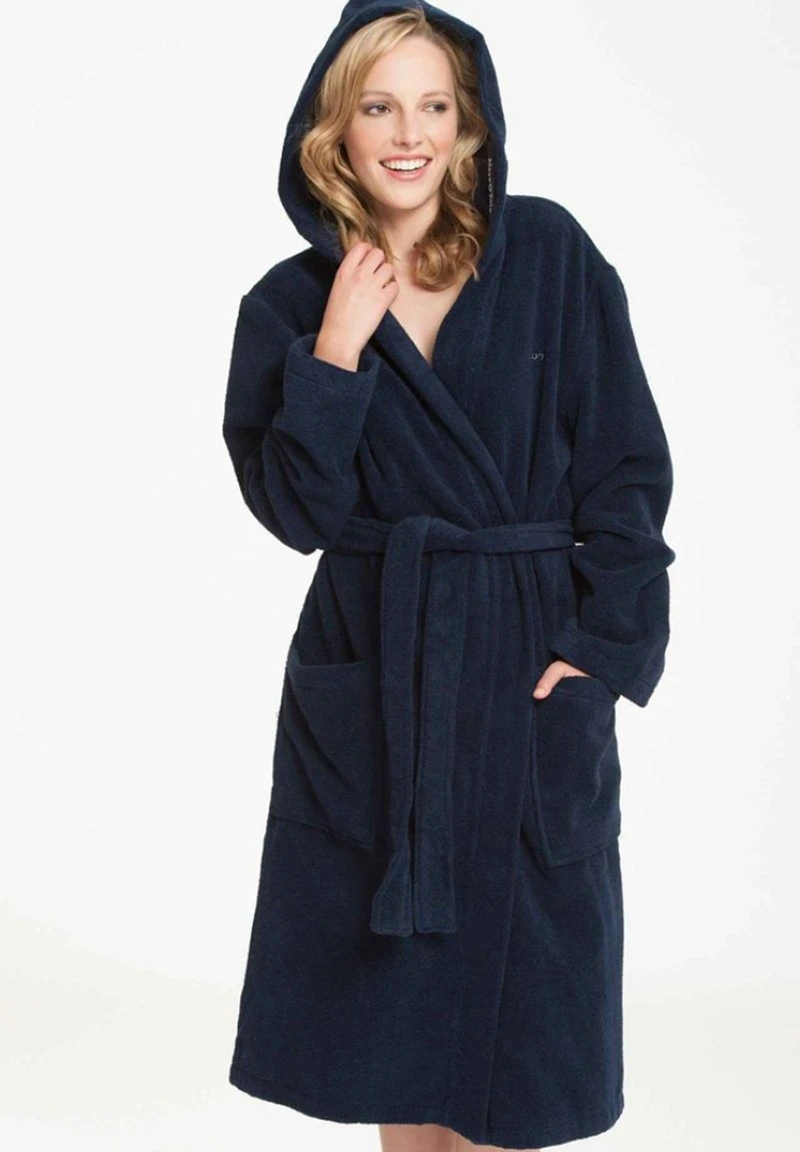 Marc O'Polo BADEMANTEL MIT KAPUZE LÄNGE - Bademantel - Navy-blue 1 Marc O'Polo BADEMANTEL MIT KAPUZE LÄNGE - Bademantel - Navy-blue