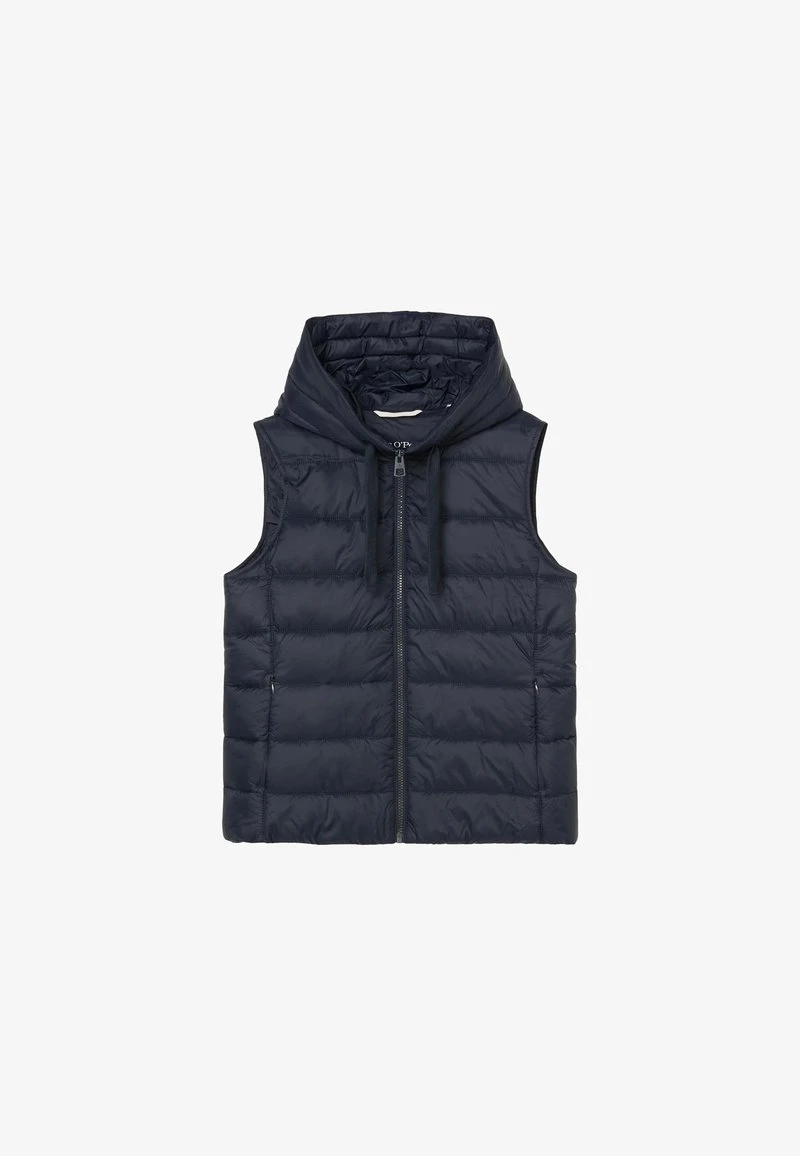 Marc O'Polo RECYCLED, FIXED, ZIP POCKETS, DRAWSTRING - Weste - Deep Blue Sea 6 Marc O'Polo RECYCLED, FIXED, ZIP POCKETS, DRAWSTRING - Weste - Deep Blue Sea – Bild 6