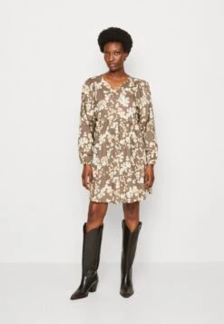 Marc O'Polo FEMININE V NECK - Freizeitkleid - Multi