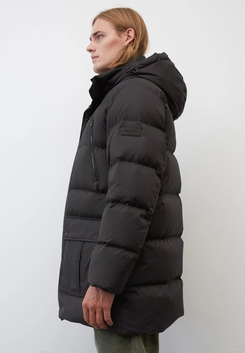 Marc O'Polo MIT WASSERABWEI - Daunenmantel - Black 4 Marc O'Polo MIT WASSERABWEI - Daunenmantel - Black – Bild 4