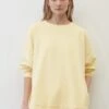Marc O'Polo MIT SEITENNAHT-SCHLITZEN AUS ORG - Sweatshirt - Pale Sunflower