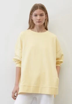Marc O'Polo MIT SEITENNAHT-SCHLITZEN AUS ORG - Sweatshirt - Pale Sunflower