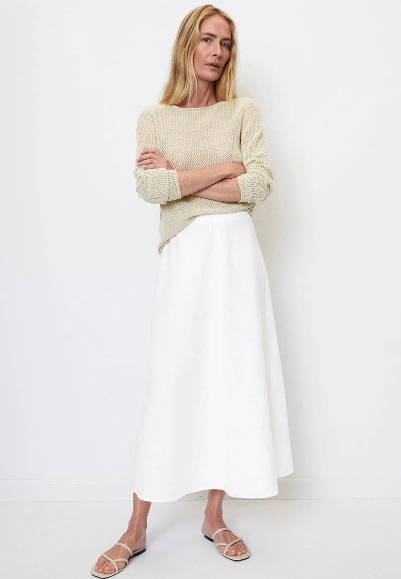 Marc O'Polo AUS SOMMERLICHER WARE - A-Linien-Rock - White 2 Marc O'Polo AUS SOMMERLICHER WARE - A-Linien-Rock - White – Bild 2