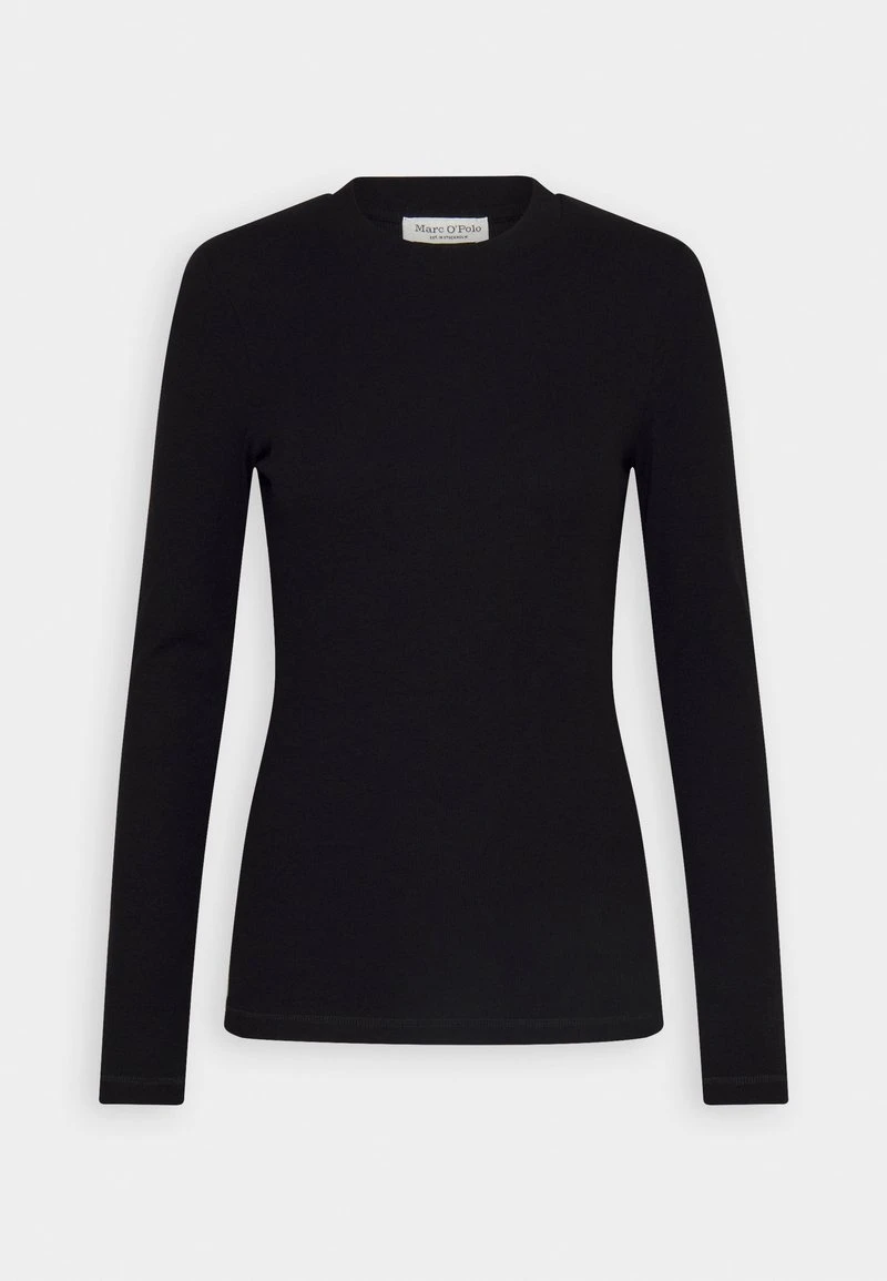 Marc O'Polo LONG SLEEVE ROUND NECK - Langarmshirt - Black 4 Marc O'Polo LONG SLEEVE ROUND NECK - Langarmshirt - Black – Bild 4