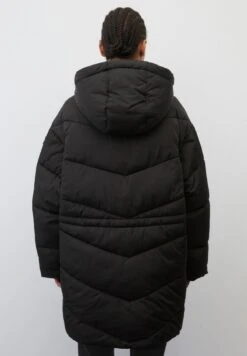 Marc O'Polo DENIM PUFFER MIDI COAT WITH HOOD - Wintermantel - Black -Mode Familie 5dd57333efad4493b7ddf2d349393b71