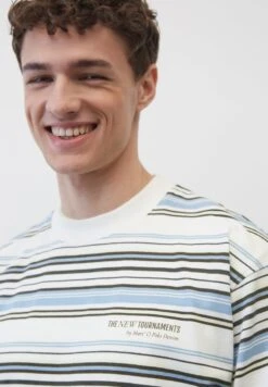 Marc O'Polo DENIM HEAVY AUS REINER - T-Shirt Print - Multi Egg White -Mode Familie 5f1c0f6d371a49aab3be3bbce9f75b7c