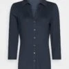 Marc O'Polo BLOUSE CLASSIC FIT - Hemdbluse - Deep Blue Sea