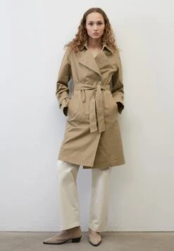 Marc O'Polo KNIELANGER AUS - Trenchcoat - Dusty Earth -Mode Familie 603de773eacf424a9259bbc69f2461b6