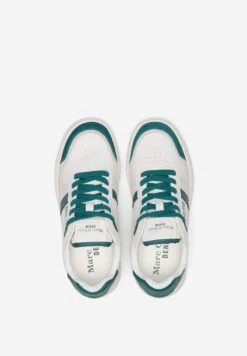 Marc O'Polo MIT FARBAKZENTEN - Sneaker Low - Offwhite Blue -Mode Familie 60d8941df76342599d79751a9f198c0b