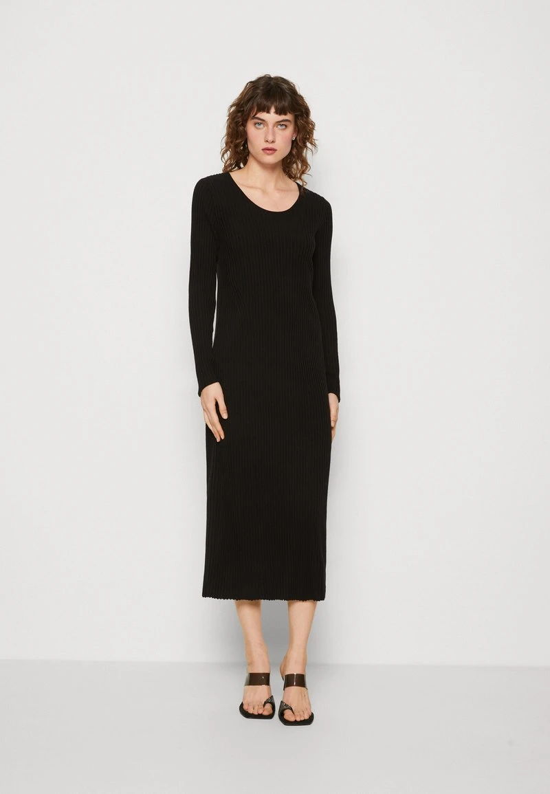 Marc O'Polo DENIM TUBE DRESS - Strickkleid - Black 1 Marc O'Polo DENIM TUBE DRESS - Strickkleid - Black