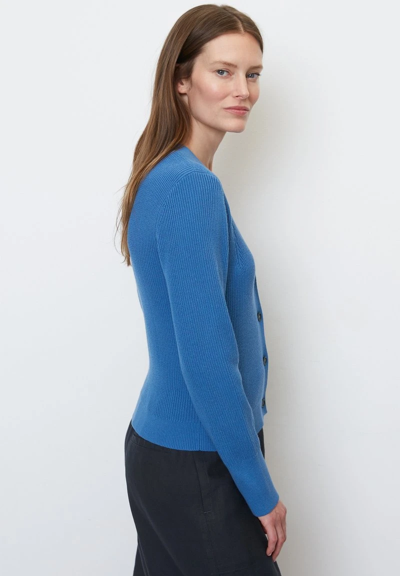 Marc O'Polo V NECK - Strickjacke - Summer Sky 2 Marc O'Polo V NECK - Strickjacke - Summer Sky – Bild 2