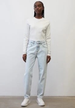 Marc O'Polo DENIM MODELL FREJA FRIEND AUS ORGANIC - Jeans Straight Leg - Multi Vintage Bleached Acid Bl