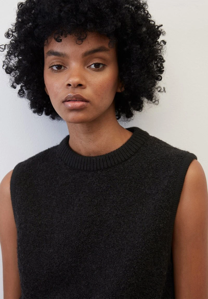 Marc O'Polo SLEEVELESS ROUND NECK - Strickpullover - Black 5 Marc O'Polo SLEEVELESS ROUND NECK - Strickpullover - Black – Bild 5