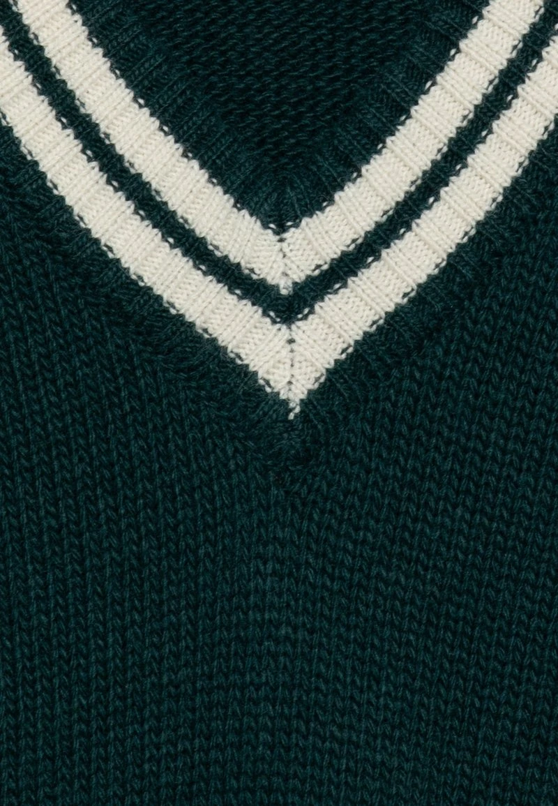 Marc O'Polo DENIM V NECK VEST - Strickpullover - Midnight Flora 3 Marc O'Polo DENIM V NECK VEST - Strickpullover - Midnight Flora – Bild 3