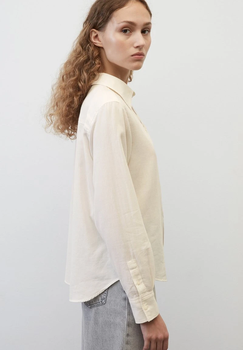 Marc O'Polo SLIM-FIT - Hemdbluse - White Cotton 4 Marc O'Polo SLIM-FIT - Hemdbluse - White Cotton – Bild 4