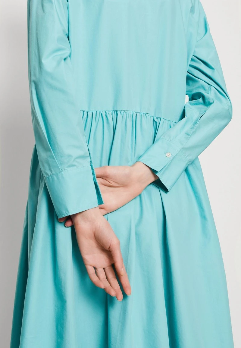 Marc O'Polo DRESS SHIRT STYLE FEMININE GATHERING MODERN DETAILS - Blusenkleid - Sea Blue 6 Marc O'Polo DRESS SHIRT STYLE FEMININE GATHERING MODERN DETAILS - Blusenkleid - Sea Blue – Bild 6