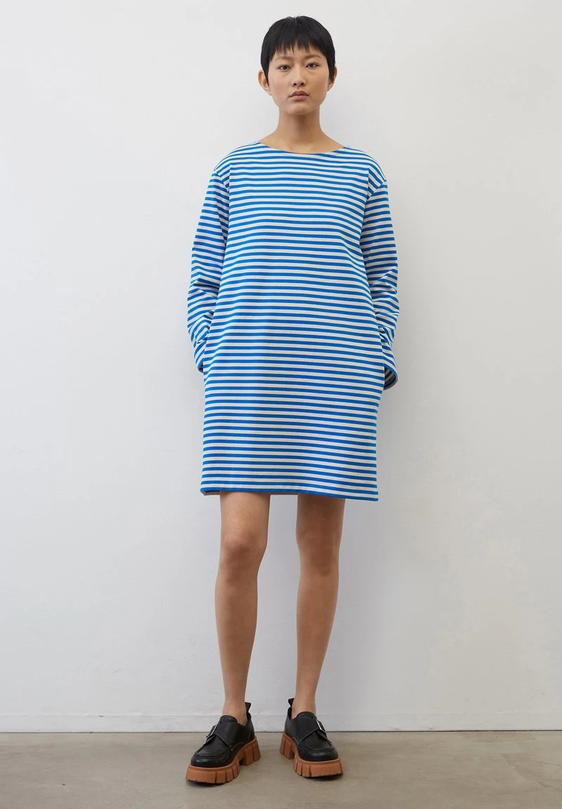 Marc O'Polo HEAVY STREIFEN - Jerseykleid - Multi Vibrant Blue 5 Marc O'Polo HEAVY STREIFEN - Jerseykleid - Multi Vibrant Blue – Bild 5