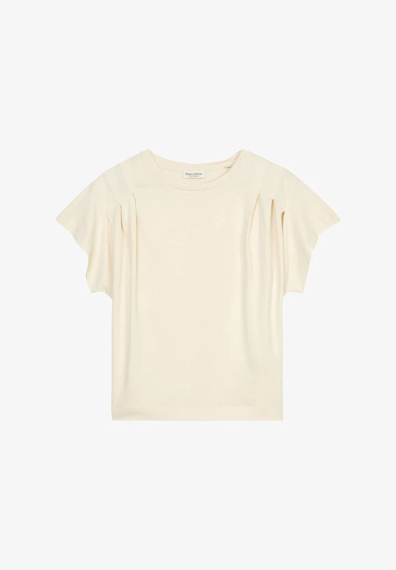 Marc O'Polo OVERCUT SLEEVE - T-Shirt Basic - White 3 Marc O'Polo OVERCUT SLEEVE - T-Shirt Basic - White – Bild 3