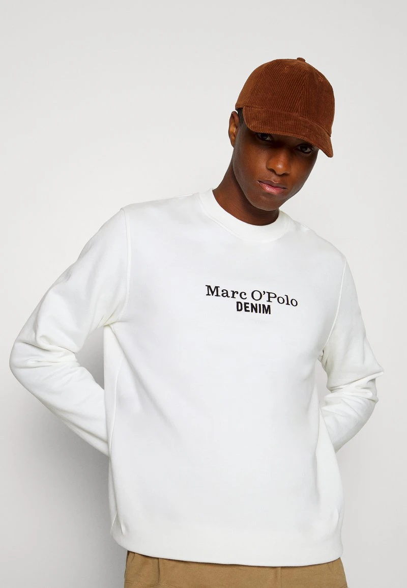 Marc O'Polo DENIM LONG SLEEVE LOGO PRINT ARTWORK - Sweatshirt - Egg White 4 Marc O'Polo DENIM LONG SLEEVE LOGO PRINT ARTWORK - Sweatshirt - Egg White – Bild 4