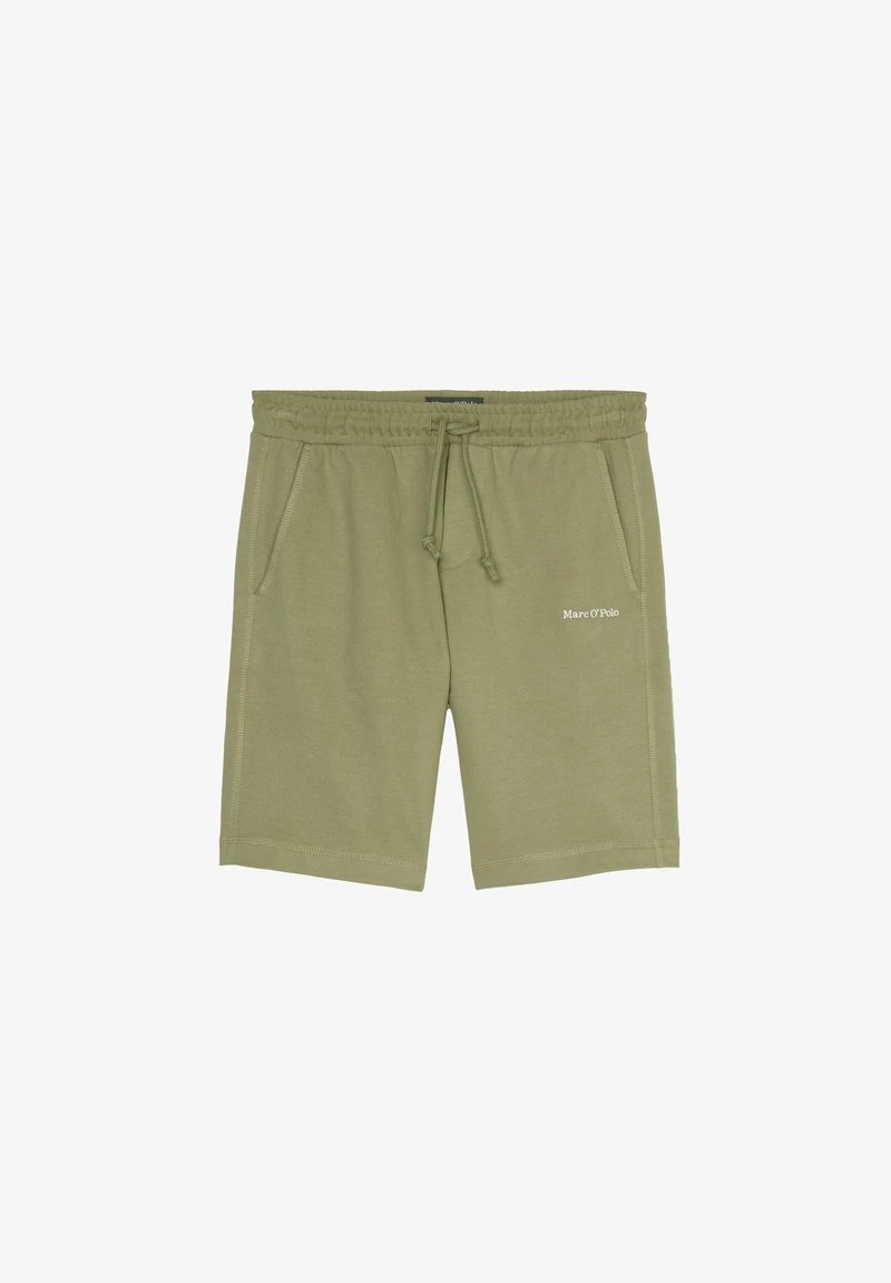 Marc O'Polo MODERN SLUB FLATLOCK DETAILS EMBROIDERY - Jogginghose - Olive 2 Marc O'Polo MODERN SLUB FLATLOCK DETAILS EMBROIDERY - Jogginghose - Olive – Bild 2