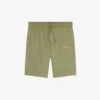 Marc O'Polo MODERN SLUB FLATLOCK DETAILS EMBROIDERY - Jogginghose - Olive